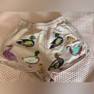 Queen of Sparkles Duck Print Shorts